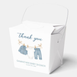 Blue Jean Baby auf dem Weg Baby Dusche Geschenkschachtel
