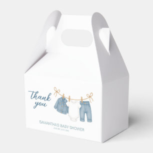Blue Jean Baby auf dem Weg Baby Dusche Geschenkschachtel