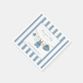 Blue Jean Baby Baby-Party Serviette (Ecke)