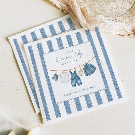 Blue Jean Baby Baby-Party Serviette
