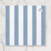 Blue Jean Baby Baby Shower  Geschenkanhänger (Rückseite)