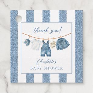 Blue Jean Baby Baby Shower Geschenkanhänger
