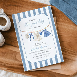 Blue Jean Baby Baby Shower Invitation Einladung