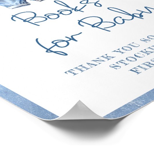 Blue Jean Baby Books for Baby Poster (Ecke)