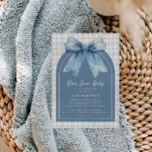 Blue Jean Baby Boy Baby Shower Einladung