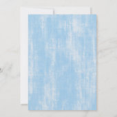 Blue Jean Baby Boy Baby Shower Invitation Einladung (Rückseite)