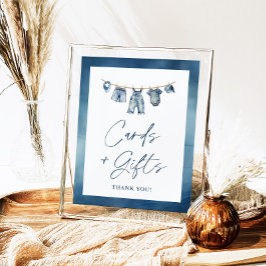 Blue Jean Baby Cards & Gifts Zeichen Poster