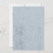 Blue Jean Baby Denim Baby Shower Einladung (Rückseite)