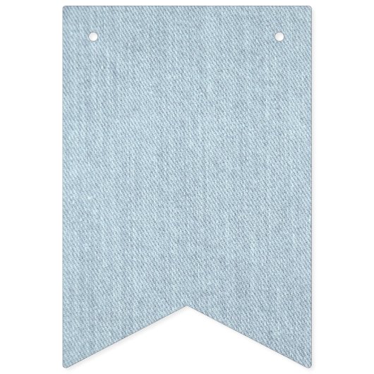 Blue Jean Baby Denim Baby Shower Wimpelkette (Erste Fahne)