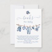 Blue Jean Baby Denim Books for Baby Einladung (Vorderseite)