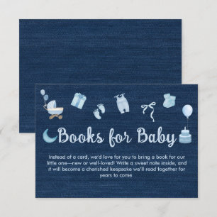 Blue Jean Baby Denim Books for Baby Shooting Begleitkarte