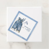 Blue jean baby Denim Country Baby Dusche Geschenkanhänger (Beispiel)