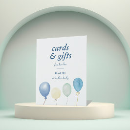 Blue Jean Baby Shower | Denim Cards & Gifts Table Sockelschild