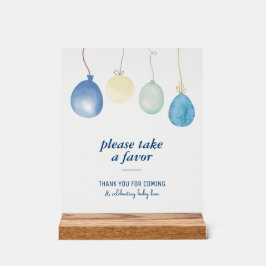 Blue Jean Baby Shower | Denim Favors-Party Acrylschild
