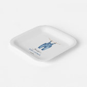 Blue Jean Baby Shower - Denim Theme Pappteller (Gewinkelt)