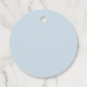 Blue Jean Baby Shower Party - Denim Theme Geschenkanhänger (Rückseite)