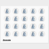 Blue Jean Baby Shower Simple Envelope Stickers (Blatt)