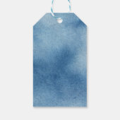 Blue Jean Baby Shower Thank You Geschenkanhänger (Rückseite)