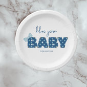 Blue Jean Baby Showware | Denim Party Pappteller