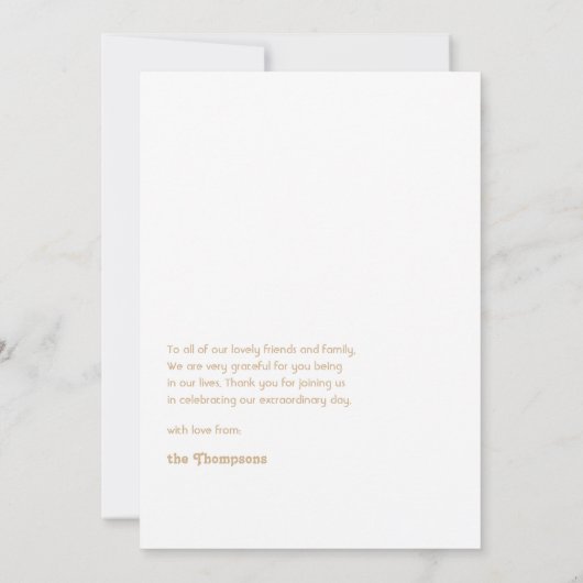 Blue Jean Baby Theme Denim Patchwork Baby Shower Dankeskarte (Rückseite)