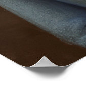 Blue Jean Bovine - Funny Cow in einem Kostümposter Poster (Ecke)