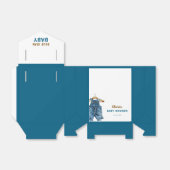 Blue Jean Boy Western Baby Shower Geschenkschachtel (Ungefaltet)