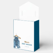 Blue Jean Boy Western Baby Shower Geschenkschachtel (Geöffnet)