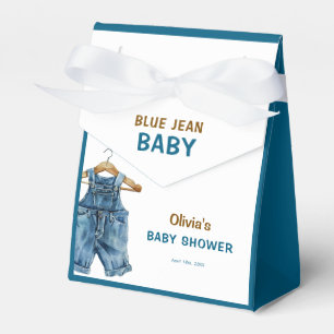 Blue Jean Boy Western Baby Shower Geschenkschachtel