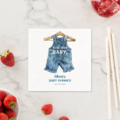 Blue Jean Boy Western Baby Shower Serviette (Beispiel)