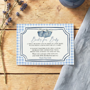 Blue Jean Bücher für Baby-Karte  Begleitkarte
