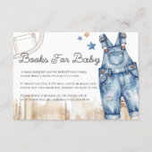 Blue Jean Denim Books for Baby Card Begleitkarte (Vorderseite)