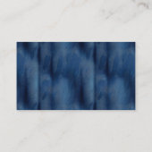 Blue Jean Denim Daisies Baby Duwer Diaper Raffle Begleitkarte (Rückseite)