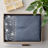 Blue Jean Denim & Diamonds Bling Diamond Glam Seidenpapier (Geschenk)