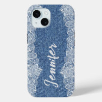 Blue Jean Denim iPhone / iPad Gehäuse
