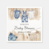 Blue Jean Denim  Serviette (Vorderseite)