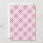 Blue Jean Denim Theme Baby Shower Einladung (Rückseite)