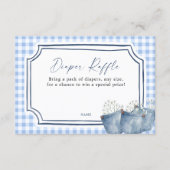 Blue Jean Diaper Raffle Card  Begleitkarte (Vorderseite)