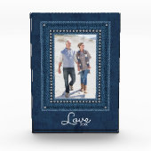 Blue Jean Frame Familie Fotoblock (Vorderseite)