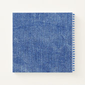 Blue jean It's a boy baby shower guest book Notizblock (Rückseite)