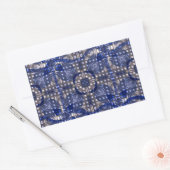 Blue Jean Lights Pattern Sticker - Trendy Blue (Umschlag)