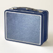 Blue Jean Metal Lunchbox (Rückseite)