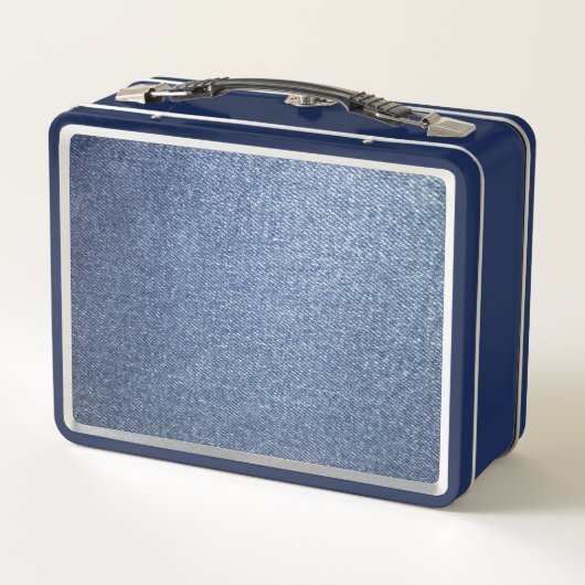 Blue Jean Metal Lunchbox (Rückseite)