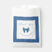 Blue Jean mit Bugbaby Girl Dusche Danke Geschenktütchen (Vorderseite)