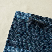 Blue Jean Patch Imitate Burlap Strandtuch (Beispiel)