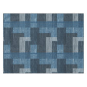 Blue Jean Patch Imitate Burlap Tischdecke (Vorderseite (Horizontal))