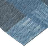 Blue Jean Patch Imitate Burlap Tischdecke (Schrägansicht)