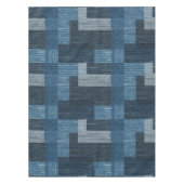 Blue Jean Patch Imitate Burlap Tischdecke (Vorderseite)