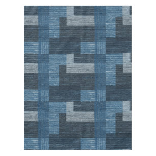 Blue Jean Patch Imitate Burlap Tischdecke