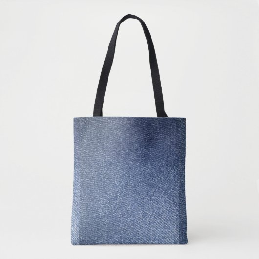 Blue Jean Tote Bag Tasche (Vorderseite)