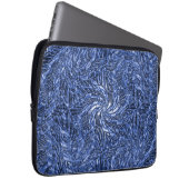 Blue Jean wirl...... Laptopschutzhülle (Vorne Rechts)